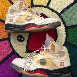 Jordan 5 Off-White Sail